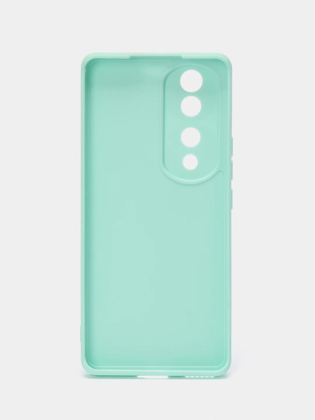 Бирюзовый чехол для Honor 70 Pro / 70 Pro Plus / Хонор 70 Про Плюс прозрачный силиконовый