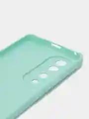 Бирюзовый чехол для Honor 70 Pro / 70 Pro Plus / Хонор 70 Про Плюс прозрачный силиконовый