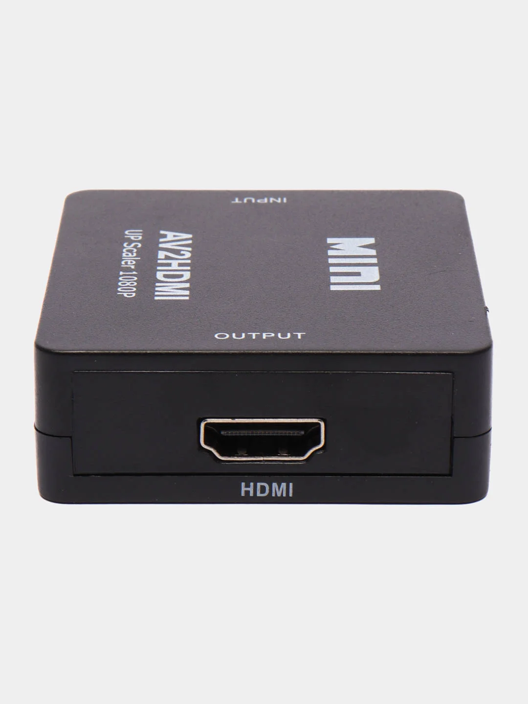 Черный переходник-адаптер с RCA AV тюльпанов на HDMI конвертер