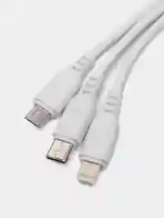 Слоновая кость зарядки для телефона/Micro USB/Type-C/Lightning