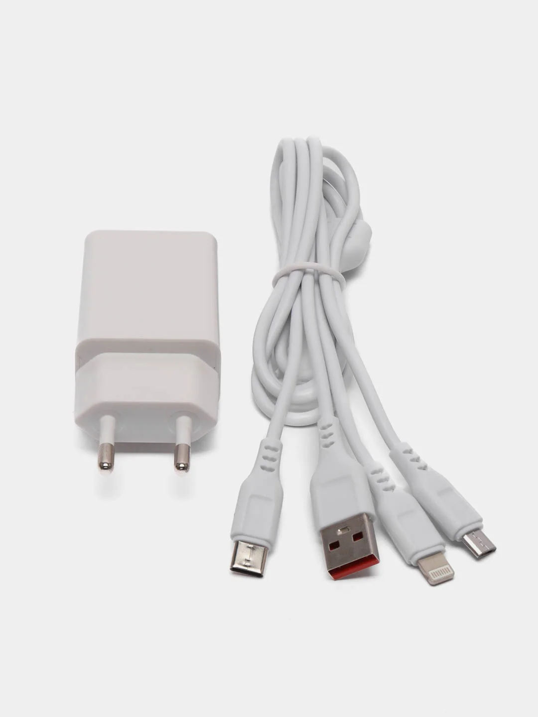 Слоновая кость зарядки для телефона/Micro USB/Type-C/Lightning