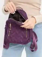 Багровый рюкзак женский