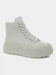 Белый женские кеды высокие TENDANCE