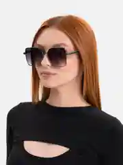 Черный очки солнцезащитные женские, с UF защитой