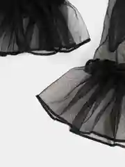 Черный перчатки женские длинные в горошек свадебные кружевные для фотосессии сетчатые ажурные