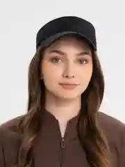 Черный однотонный козырек от солнца, кепка, бейсболка