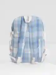 Голубой рюкзак школьный