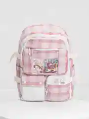 Розовый рюкзак школьный