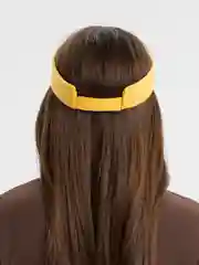Желтый однотонный козырек от солнца, кепка, бейсболка