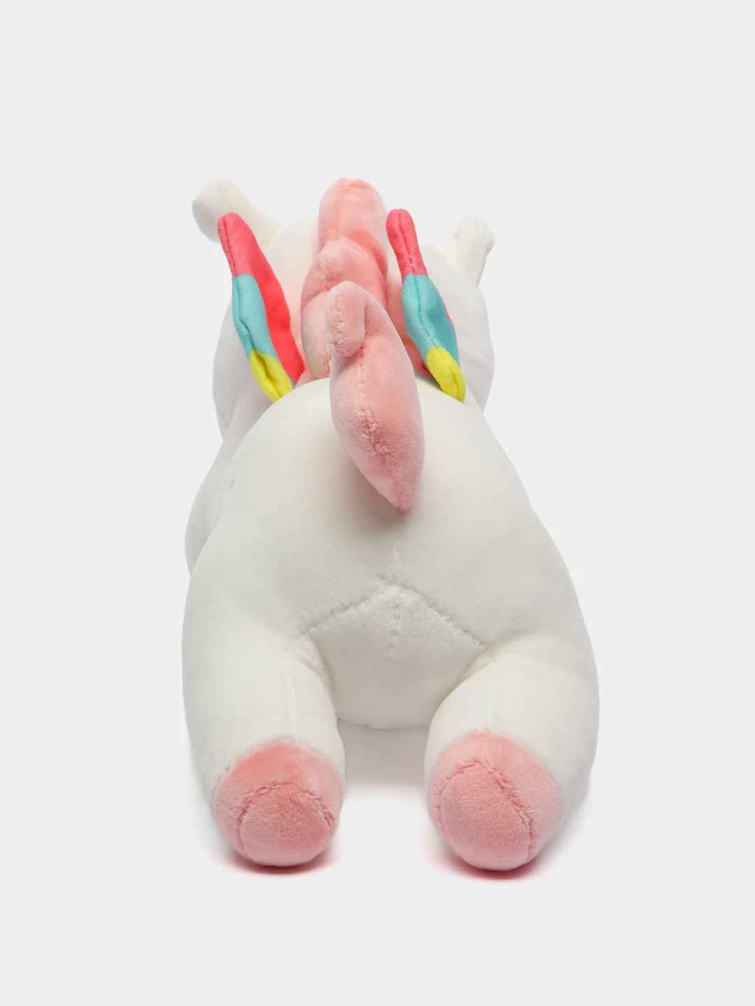 Белый мягкая игрушка "Единорог" (Unicorn), белый и розовый, 30 см / Плюшевая игрушка "Единорог"