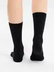 Черный хлопковые носки, однотонные, яркие, высокие, унисекс
