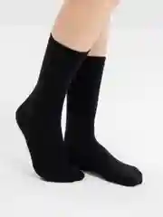 Черный хлопковые носки, однотонные, яркие, высокие, унисекс