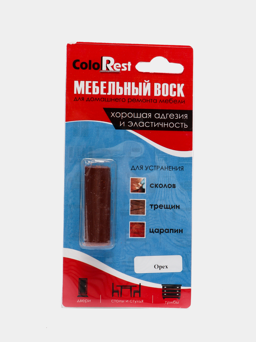  воск мягкий для реставрации мебели, дверей, ColoRest, 10 г .