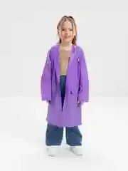 Дождевик детский, с капюшоном, 4-6 лет