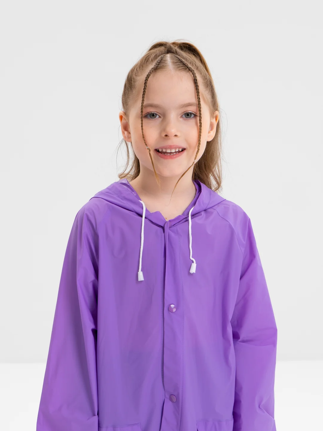 Дождевик детский, с капюшоном, 4-6 лет