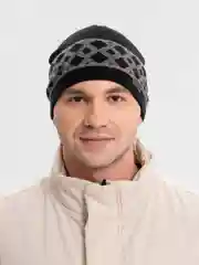 Хром мужская шапка "Стен" с подкладом на флисе
