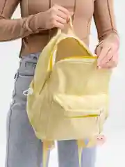 Желтый женский рюкзак однотонный, 5 цветов