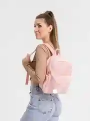 Розовый женский рюкзак однотонный, 5 цветов