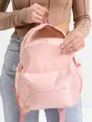 Розовый женский рюкзак однотонный, 5 цветов