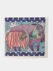 Синий меланж ткань для рукоделия и шитья, хлопок: двунитка, 80х40 см
