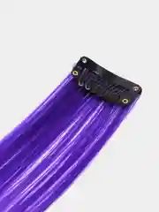 Индиго пряди для волос накладные цветные, на заколке