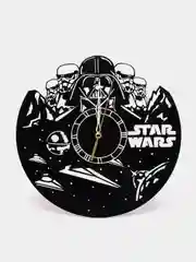 Часы настенные, часы из дерева "Star Wars"
