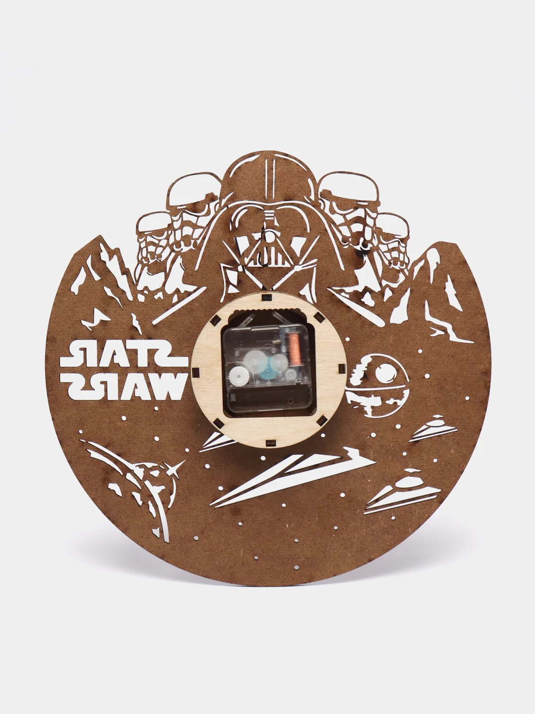 Часы настенные, часы из дерева "Star Wars"