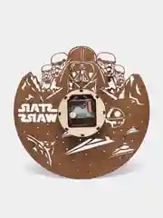 Часы настенные, часы из дерева "Star Wars"