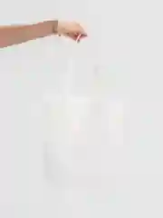 Белый шоппер сумка "Единорожка"