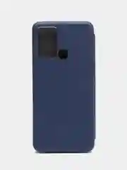 Синий чехол-книжка для Infinix Smart 6 Plus, Инфиникс Смарт 6 Плюс