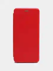 Красный чехол-книжка для Infinix Smart 6 Plus, Инфиникс Смарт 6 Плюс