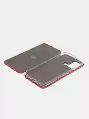 Красный чехол-книжка для Infinix Smart 6 Plus, Инфиникс Смарт 6 Плюс