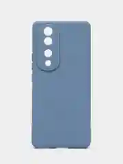 Небесно-голубой чехол для Honor 70 Pro / 70 Pro Plus / Хонор 70 Про Плюс прозрачный силиконовый