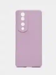 Сиреневый чехол для Honor 70 Pro / 70 Pro Plus / Хонор 70 Про Плюс прозрачный силиконовый
