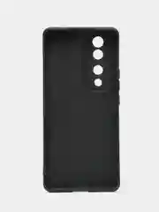 Черный чехол для Honor 70 Pro / 70 Pro Plus / Хонор 70 Про Плюс прозрачный силиконовый