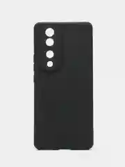 Черный чехол для Honor 70 Pro / 70 Pro Plus / Хонор 70 Про Плюс прозрачный силиконовый