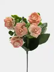 Багровый искусственные цветы, роза, пластиковый букет, композиция, 24 см