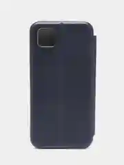 Темно-синий чехол-книжка для Honor 9 s, Huawei Y5P, Хонор 9 s,  экокожа