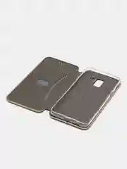 Золотой чехол-книжка для Samsung Galaxy J6, Самсунг J 6, экокожа