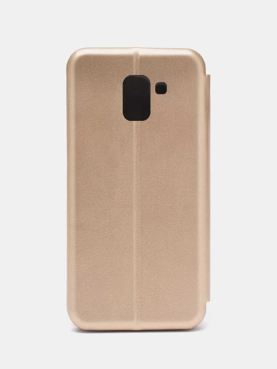 Золотой чехол-книжка для Samsung Galaxy J6, Самсунг J 6, экокожа