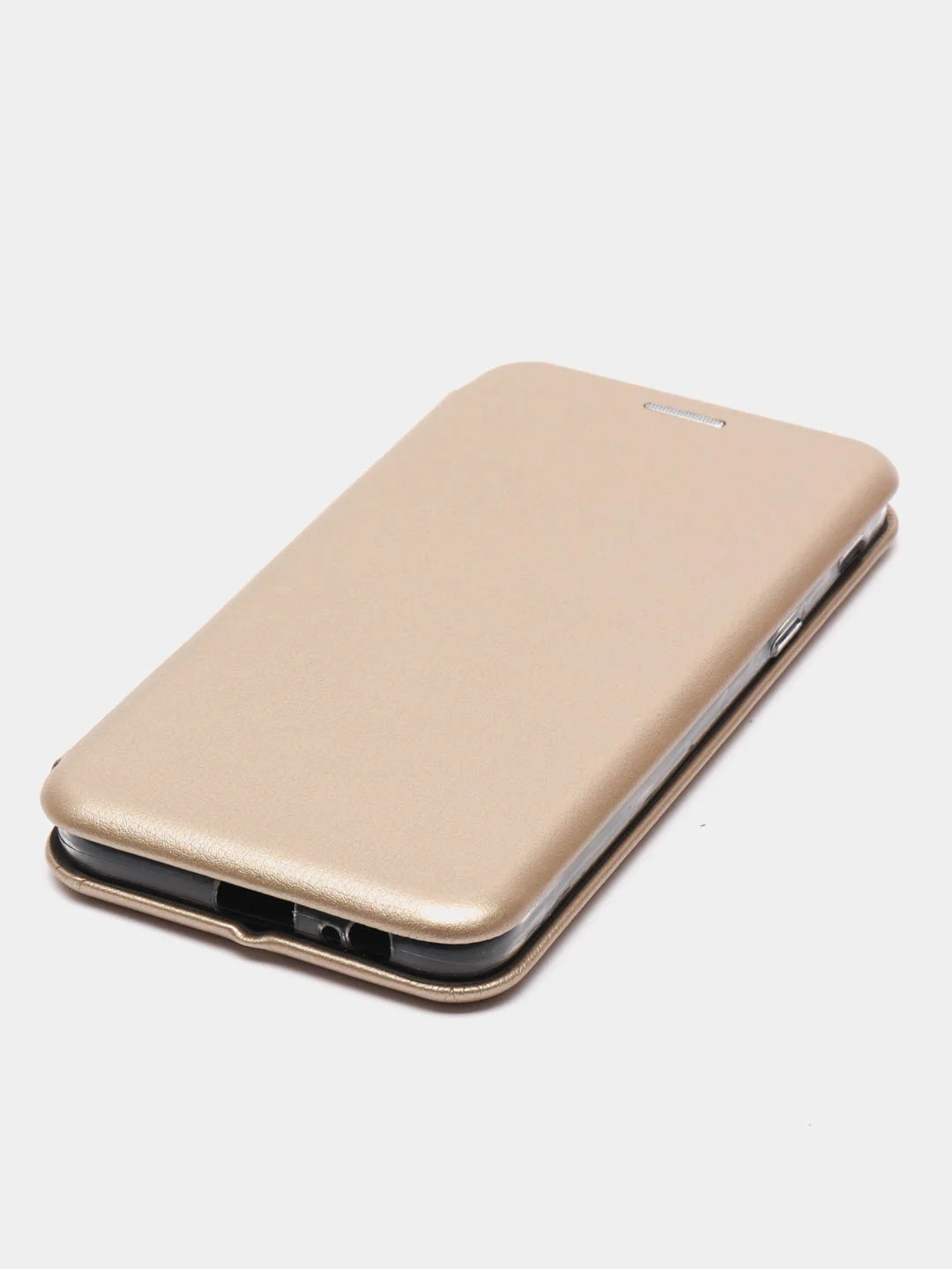 Золотой чехол-книжка для Samsung Galaxy J6, Самсунг J 6, экокожа