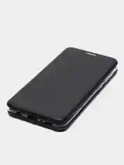 Черный чехол-книжка для Samsung Galaxy A21s, A 21s, экокожа, Самсунг А21с