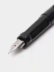 Черный перьевая гелевая ручка для каллиграфии, 1 многоразовый и 1 сменный картридж в комплекте