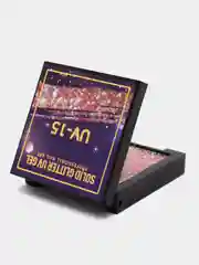Пудровый uv/led, твердый блестящий гель-глиттер, для дизайна ногтей, гель-лак для ногтей