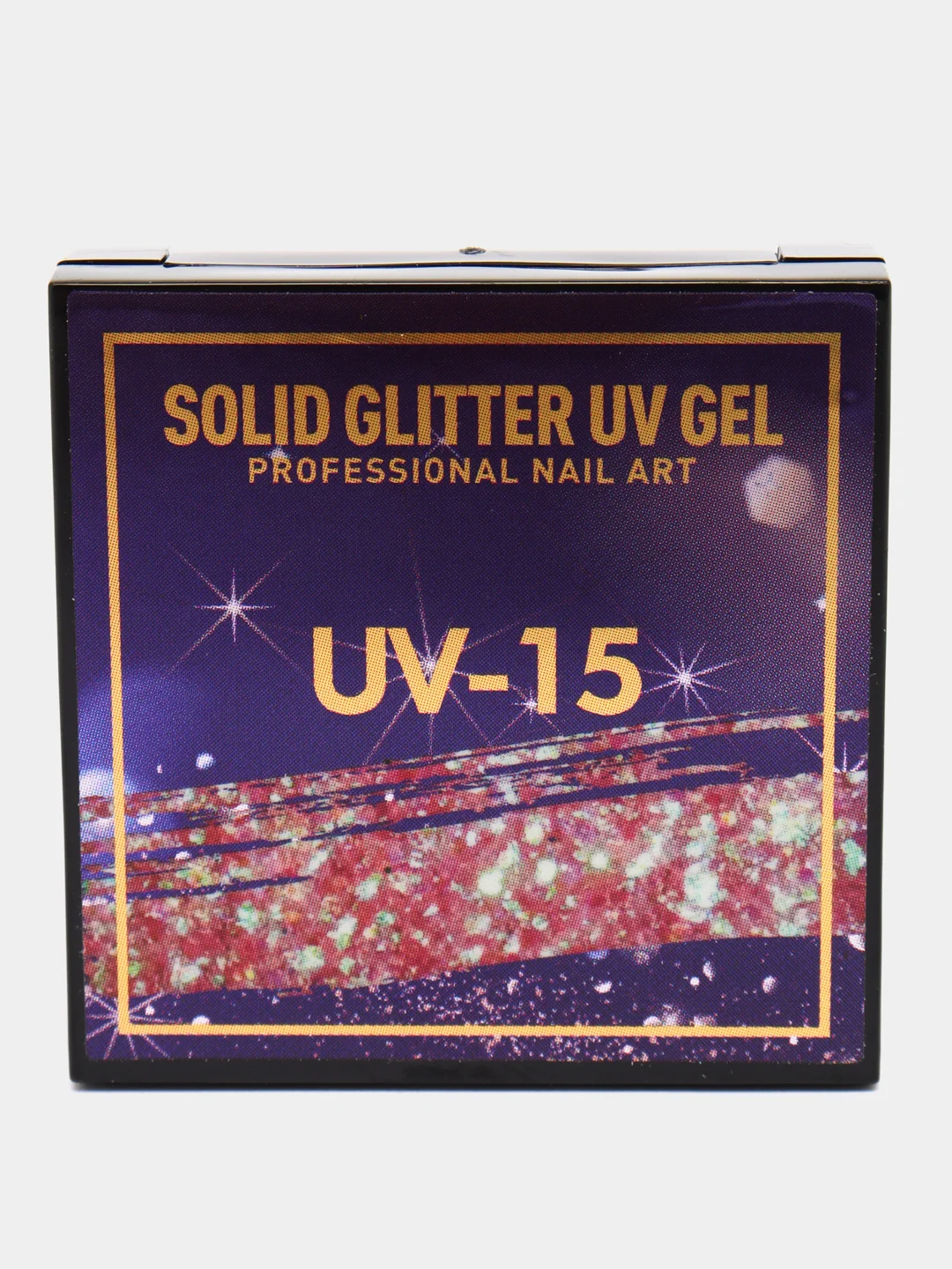 Пудровый uv/led, твердый блестящий гель-глиттер, для дизайна ногтей, гель-лак для ногтей