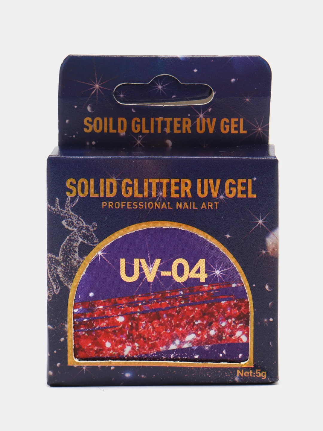 Голубой uv/led, твердый блестящий гель-глиттер, для дизайна ногтей, гель-лак для ногтей