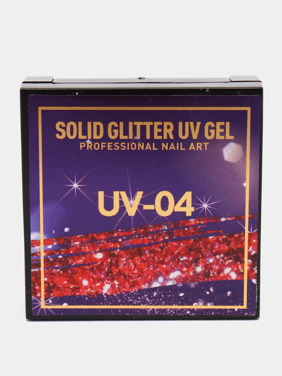 Голубой uv/led, твердый блестящий гель-глиттер, для дизайна ногтей, гель-лак для ногтей
