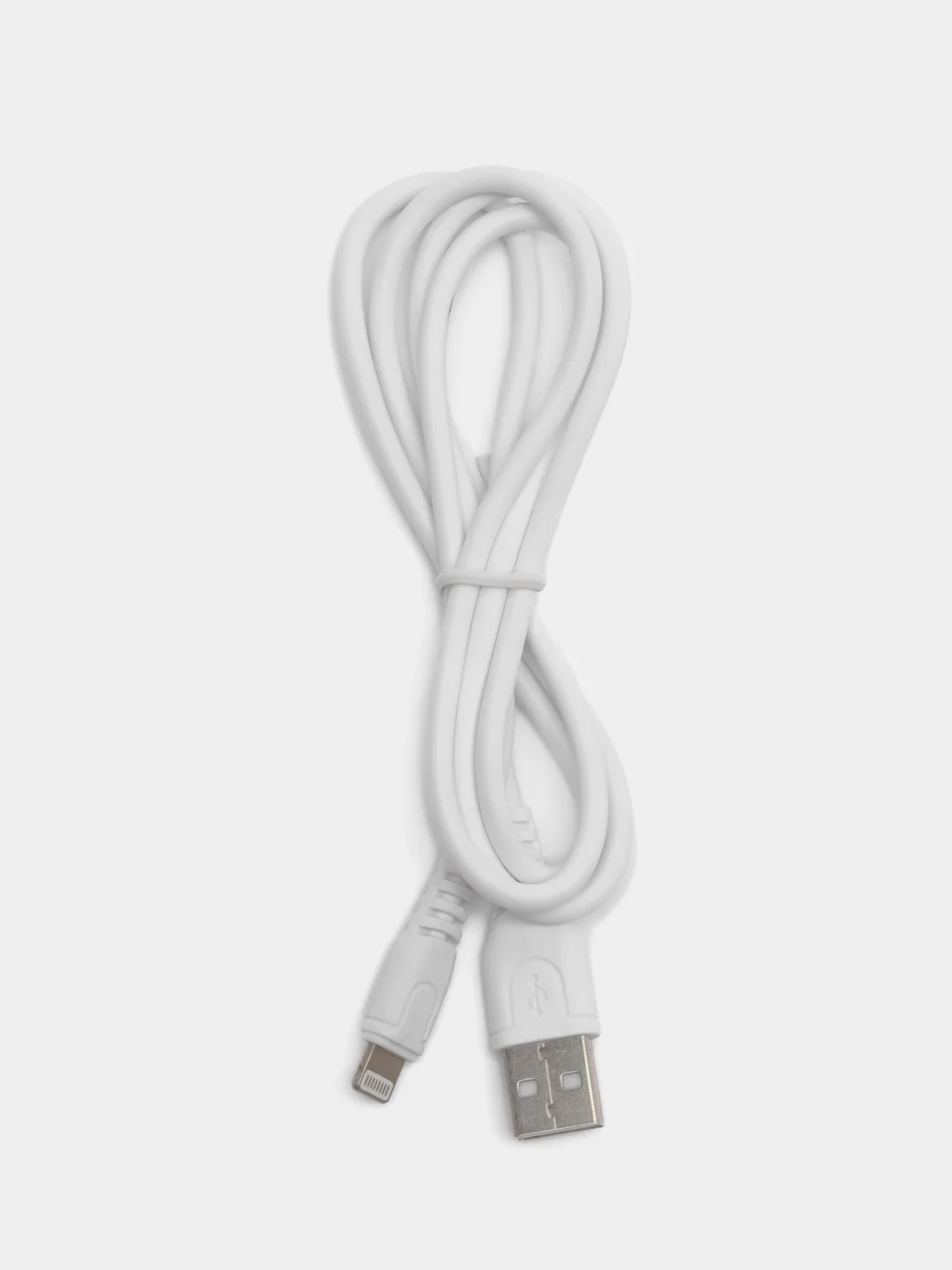 Белый кабель быстрой зарядки 6А, Type-C(Android), Lightning (Apple iPhone)