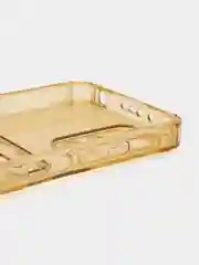 Желтый силиконовый чехол для Xiaomi Redmi 10 (Редми 10), прозрачный, с карманом для карт
