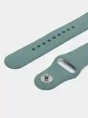 Тёмно-бирюзовый ремешок для Apple Watch 3, 4, 5, 6, SE, 7, 8, ultra, силиконовый